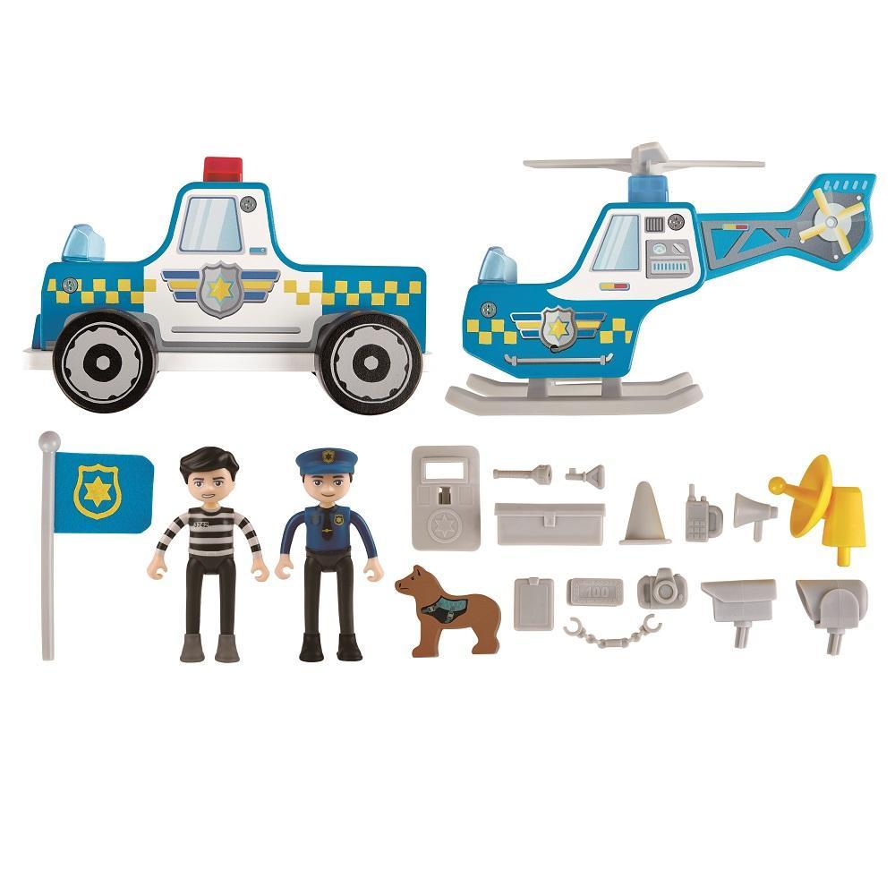 Hape Metro Police Department Playset-Toys & Learning-Hape-028455-babyandme.ca