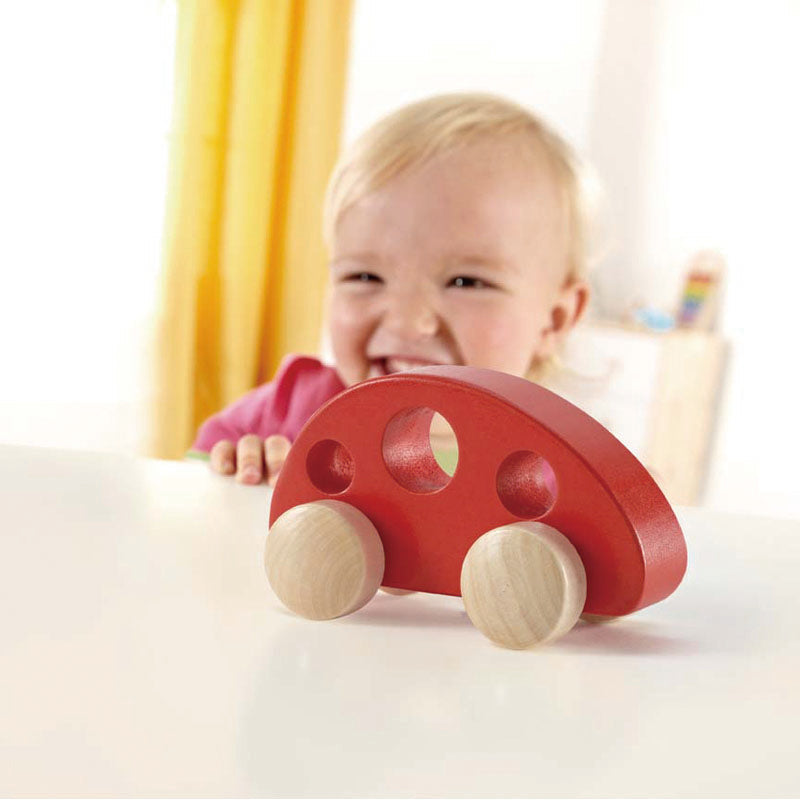 Hape Mini Van (Red)-Toys & Learning-Hape-009735 RD-babyandme.ca