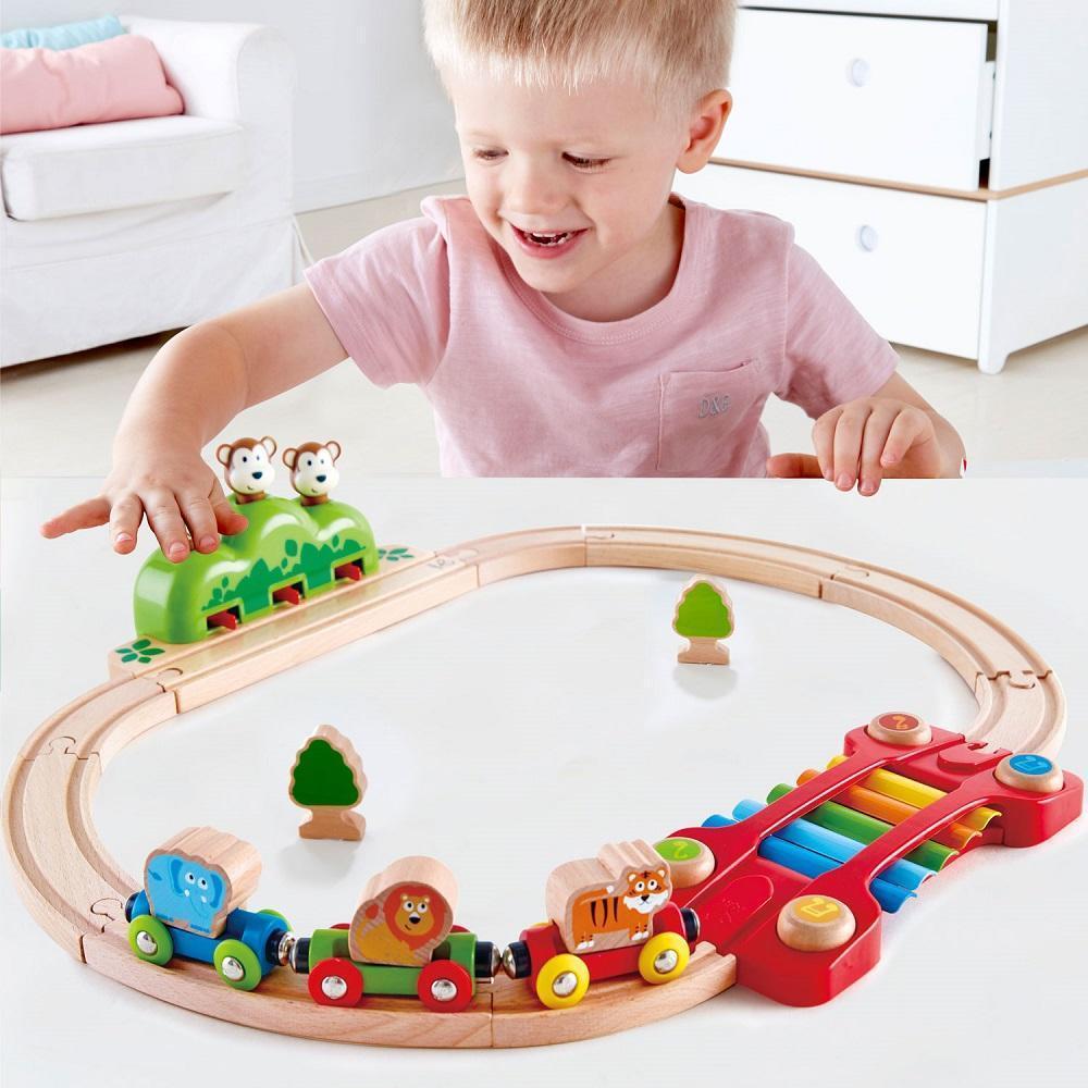 Hape Music & Monkeys Railway-Toys & Learning-Hape-025104-babyandme.ca