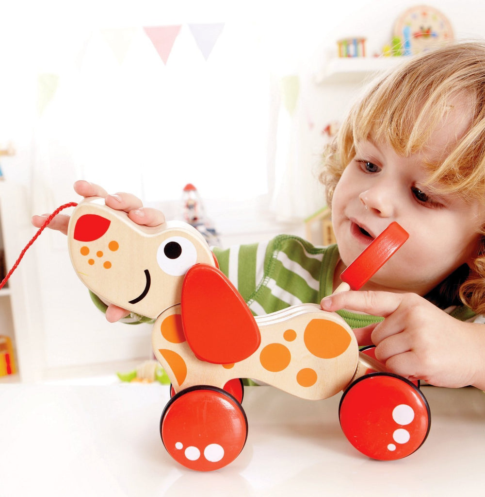 Hape Pepe Pull Along-Toys & Learning-Hape-009057 Pup-babyandme.ca