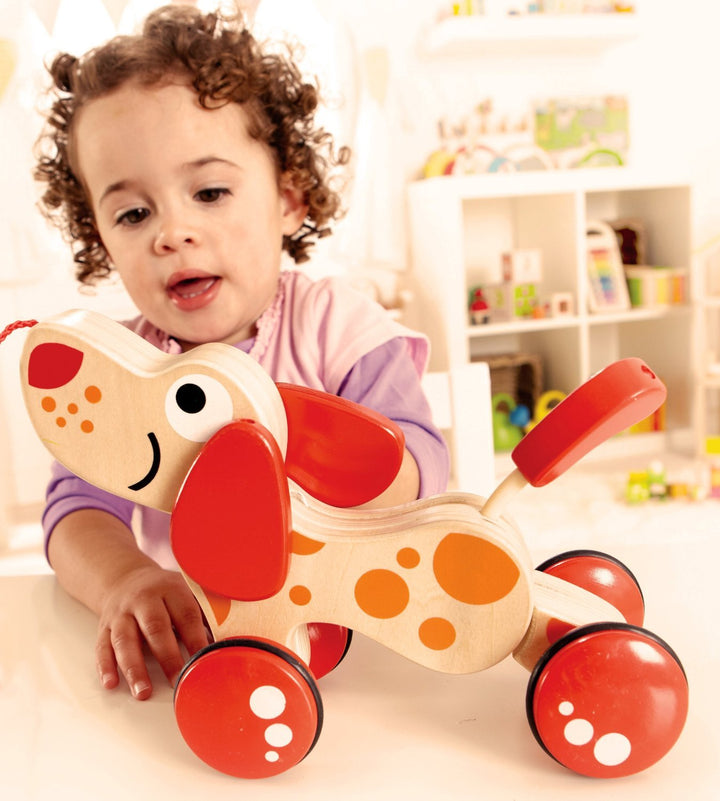 Hape Pepe Pull Along-Toys & Learning-Hape-009057 Pup-babyandme.ca