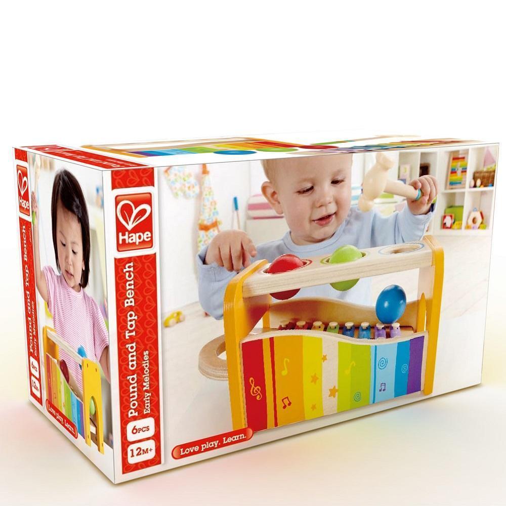 Hape Pound & Tap Bench-Toys & Learning-Hape-003158-babyandme.ca