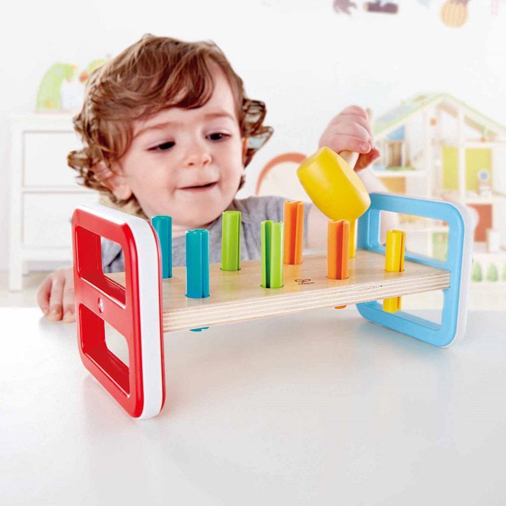 Hape Rainbow Pounder-Toys & Learning-Hape-027002-babyandme.ca