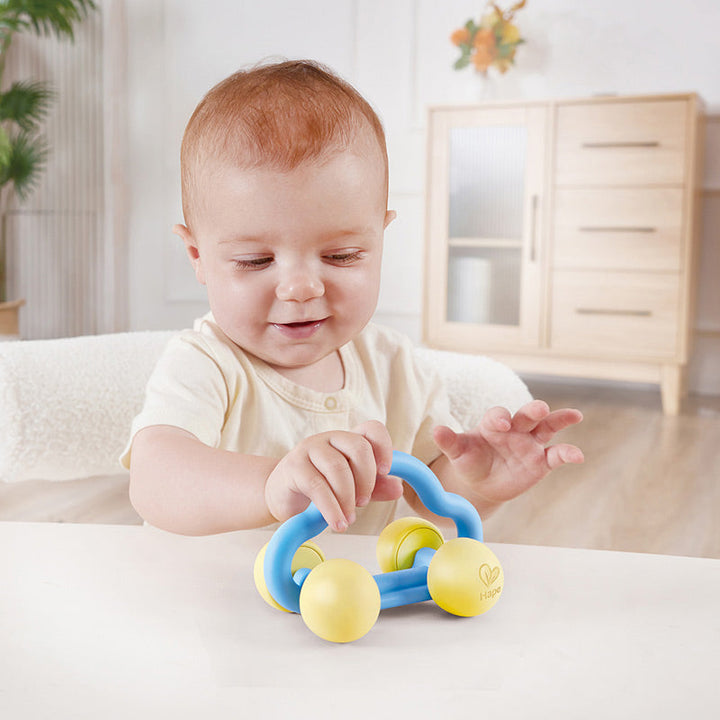 Hape Rattle & Roll Toy Car-Toys & Learning-Hape-031881-babyandme.ca