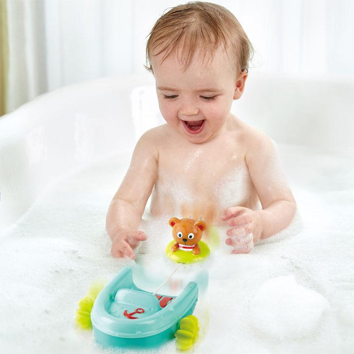 Hape Tubing Pull-Back Boat-Bath-Hape-028591-babyandme.ca