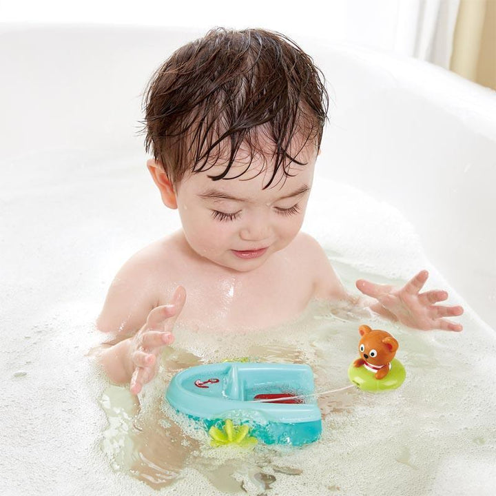 Hape Tubing Pull-Back Boat-Bath-Hape-028591-babyandme.ca
