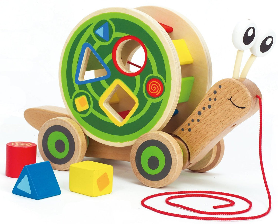 Hape Walk-A-Long Snail-Toys & Learning-Hape-009057 Sn-babyandme.ca