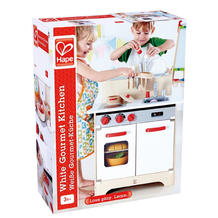 Hape White Gourmet Kitchen - IN STORE PICKUP ONLY-Toys & Learning-Hape-007382 WH-babyandme.ca