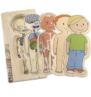 Hape Your Body-Boy 5 Layer Puzzle-Toys & Learning-Hape-010926 BY-babyandme.ca