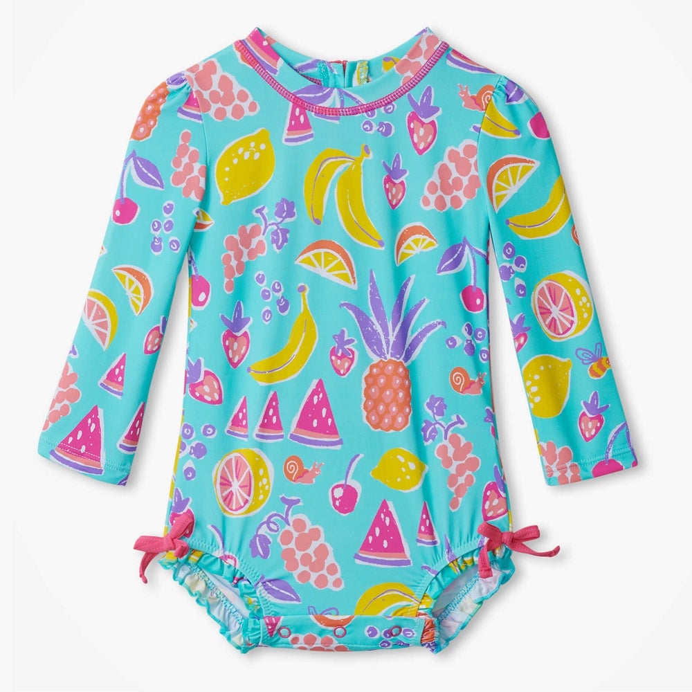 Hatley Baby One-Piece Rashguard Swimsuit (Fresh Fruits)-Apparel-Hatley--babyandme.ca