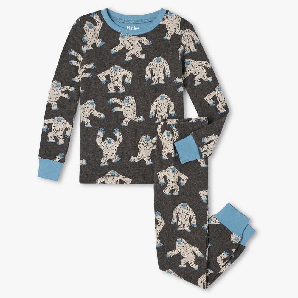 Hatley Pajama Set (Mountain Yeti)-Apparel-Hatley--babyandme.ca
