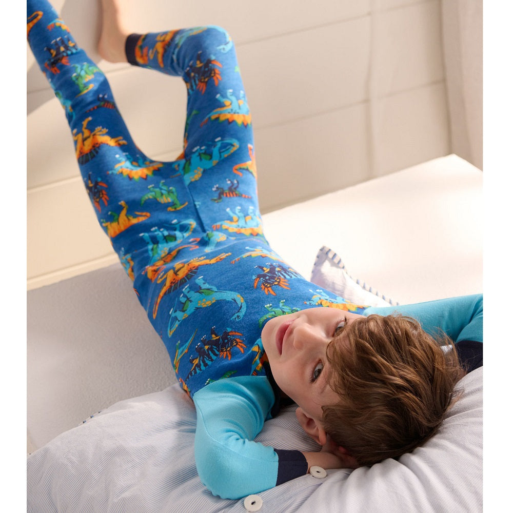 Hatley Raglan Pajama Set (Dino Park)-Apparel-Hatley--babyandme.ca