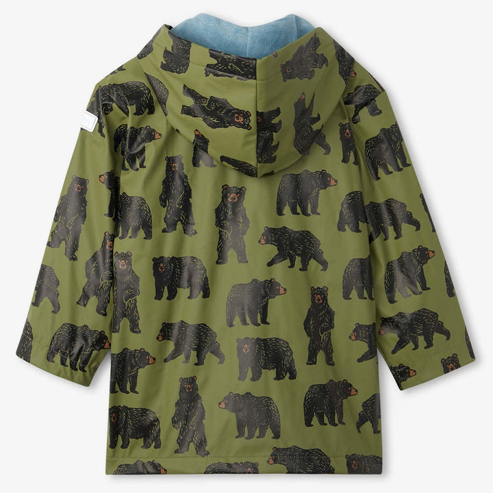 Hatley Raincoat (Wild Bears)-Apparel-Hatley--babyandme.ca