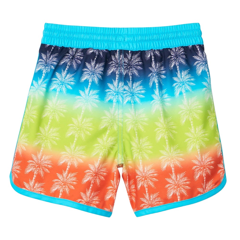 Hatley Swim Shorts (Gradient Palms)-Apparel-Hatley--babyandme.ca
