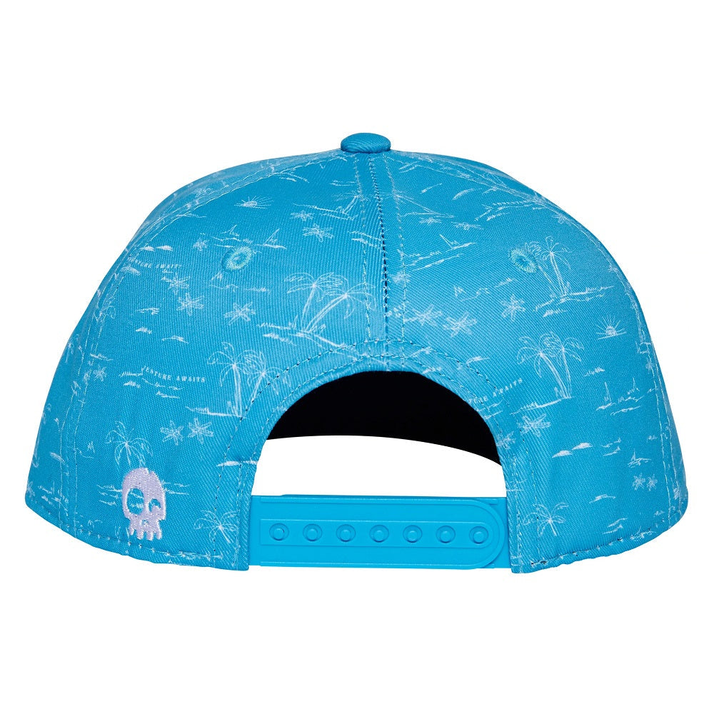 Headster Kids Adventure Awaits Blue Snapback Cap-Apparel-Headster Kids--babyandme.ca