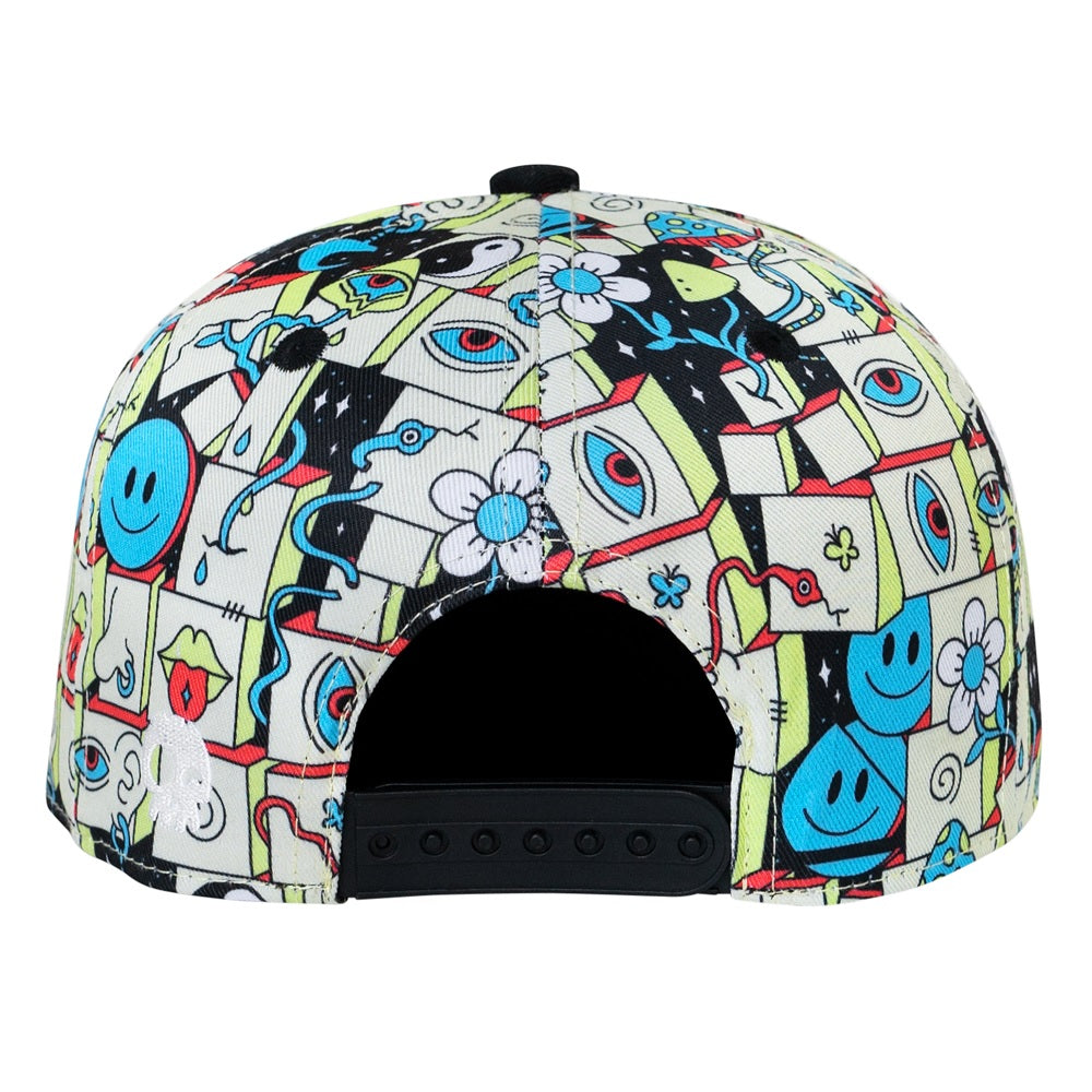 Headster Kids Block Party Black Snapback Cap-Apparel-Headster Kids--babyandme.ca