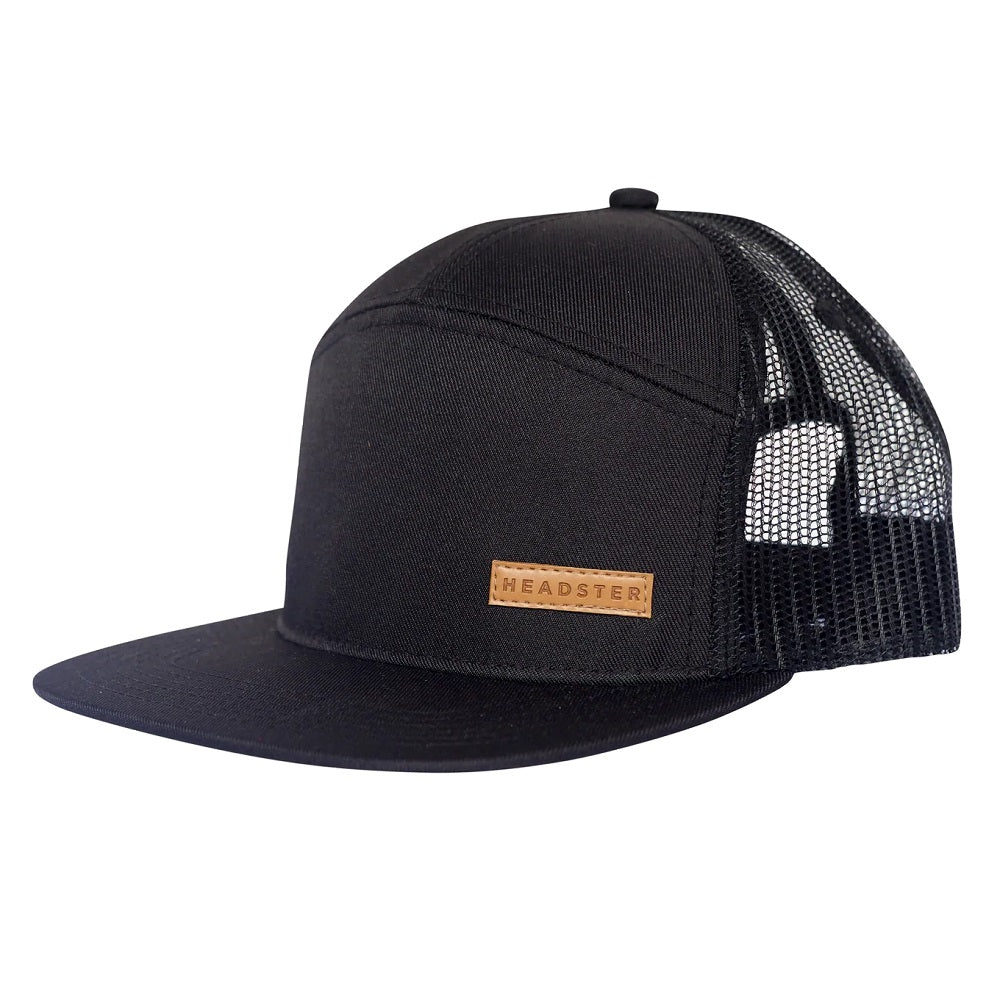 Headster Kids City Black Snapback Cap-Apparel-Headster Kids--babyandme.ca
