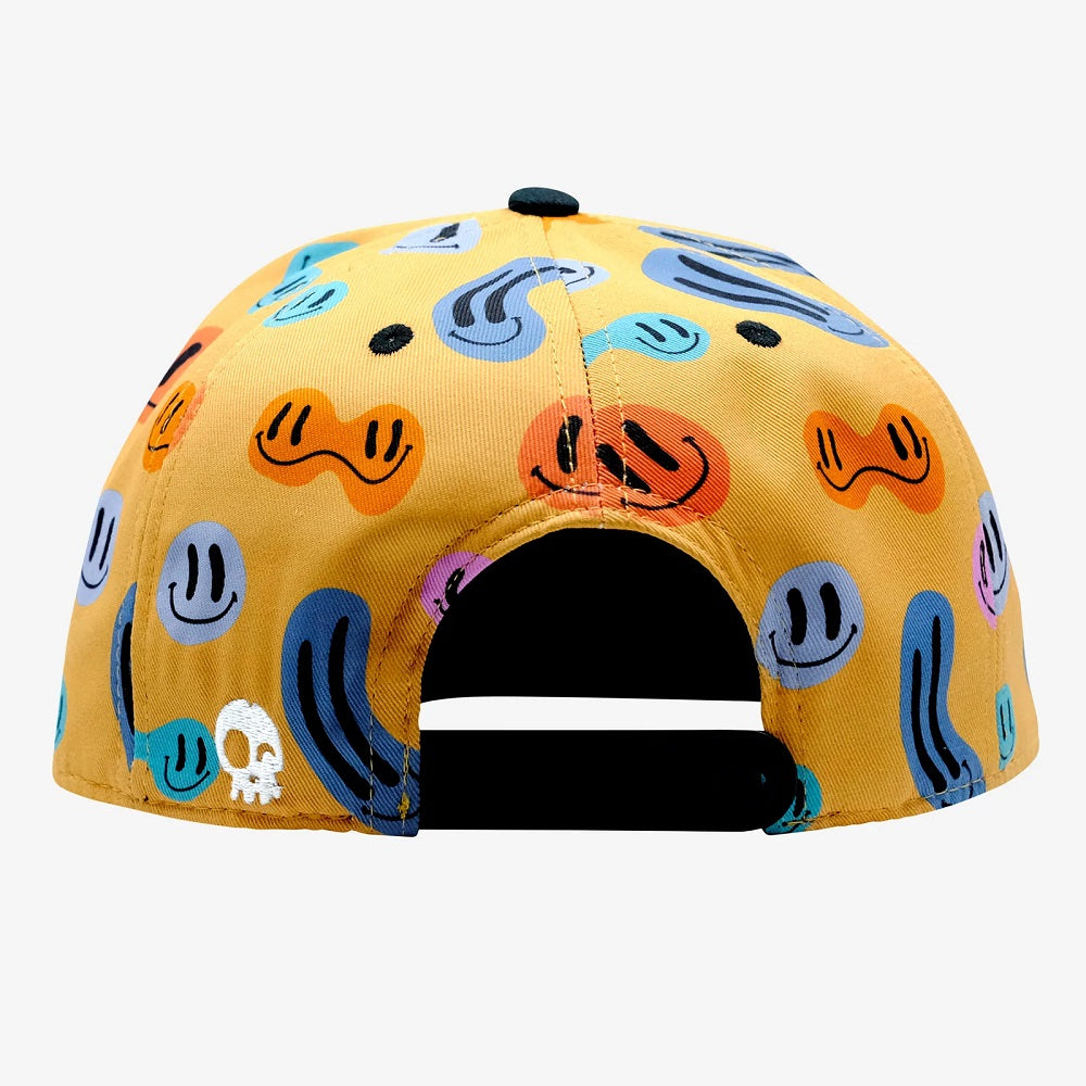 Headster Kids Peppy Yellow Snapback Cap-Apparel-Headster Kids--babyandme.ca
