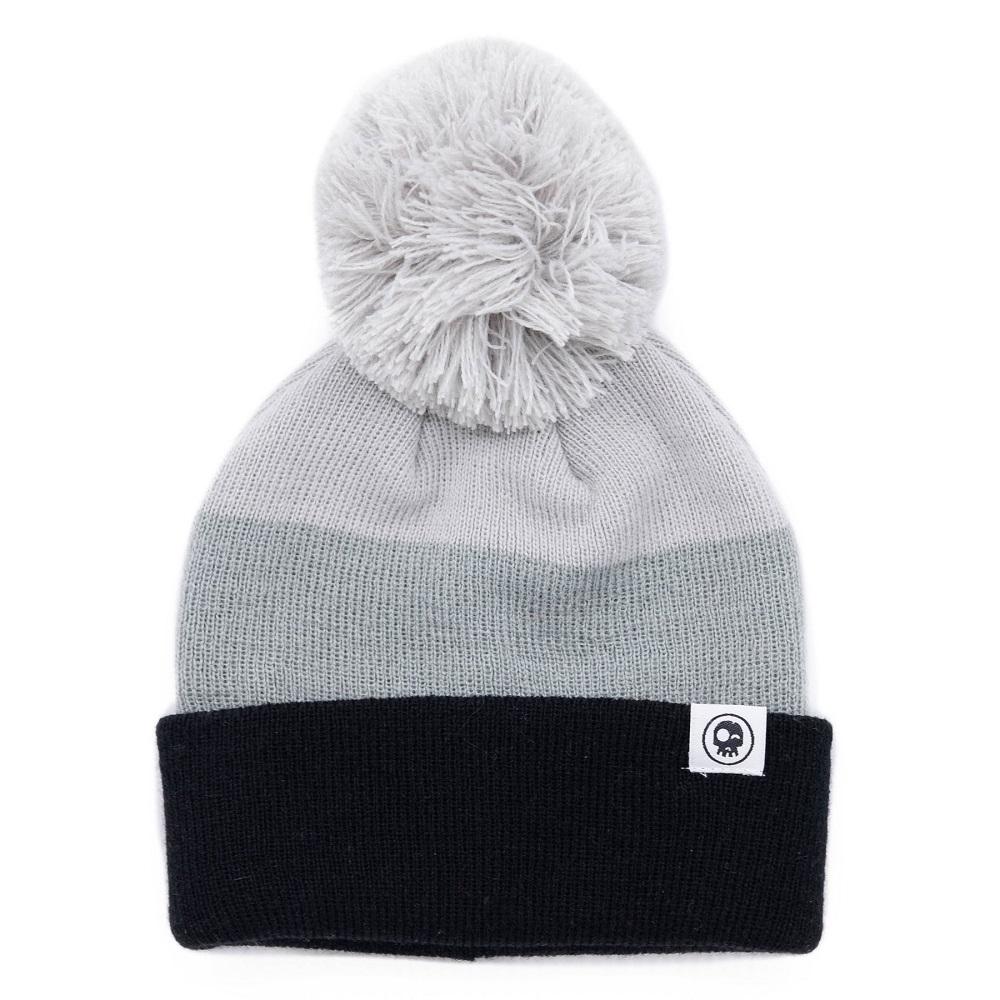 Headster Kids Tricolor Toque (Grey)-Apparel-Headster Kids--babyandme.ca
