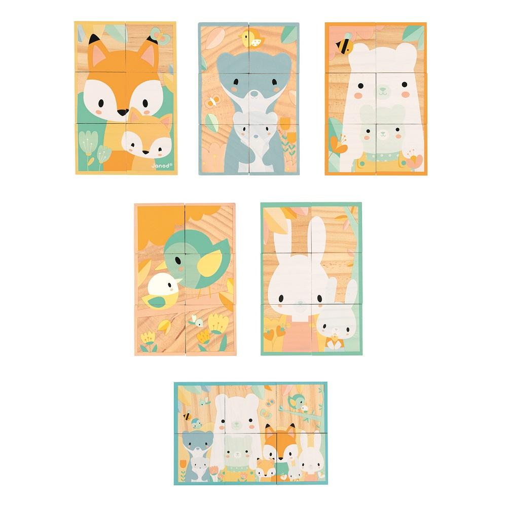 Janod 6 Block Tray-Toys & Learning-Janod-028555-babyandme.ca