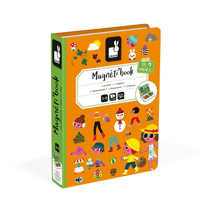 Janod Magnetibook (4 Seasons)-Toys & Learning-Janod-007068 4S-babyandme.ca