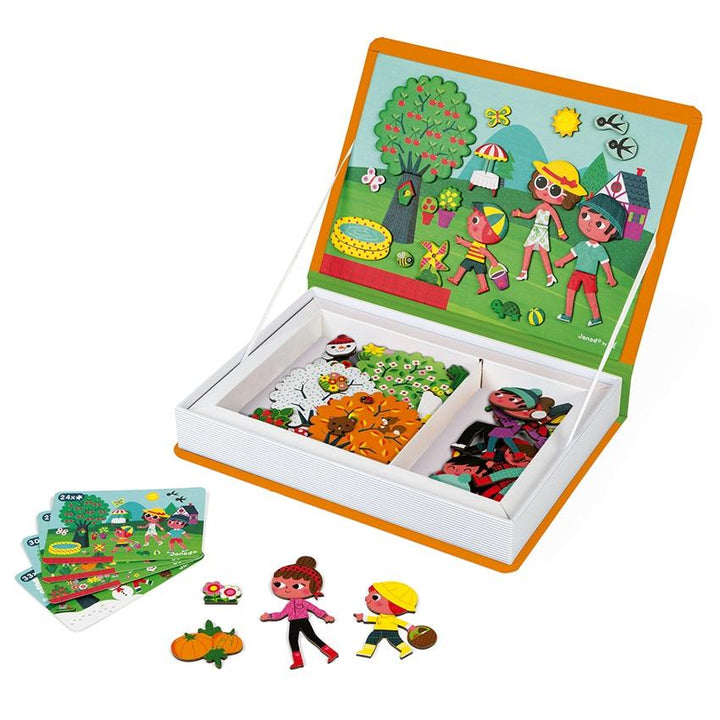 Janod Magnetibook (4 Seasons)-Toys & Learning-Janod-007068 4S-babyandme.ca