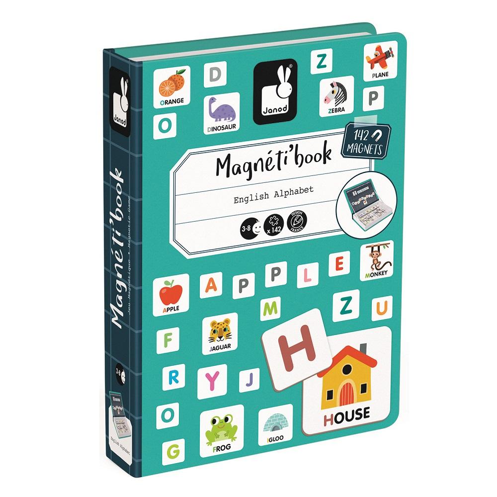 Janod Magnetibook (Alphabet - English)-Toys & Learning-Janod-007068 EN-babyandme.ca