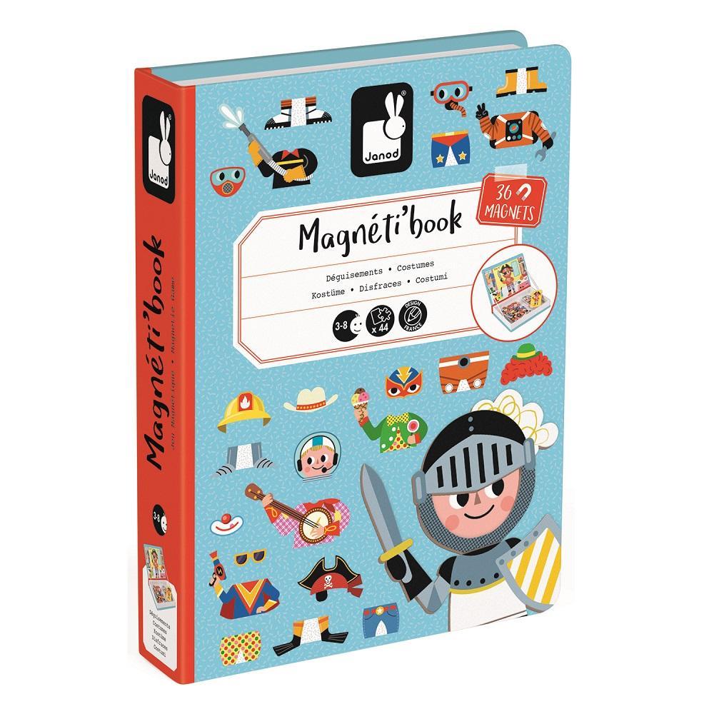 Janod Magnetibook (Boy Costumes)-Toys & Learning-Janod-007068 BC-babyandme.ca