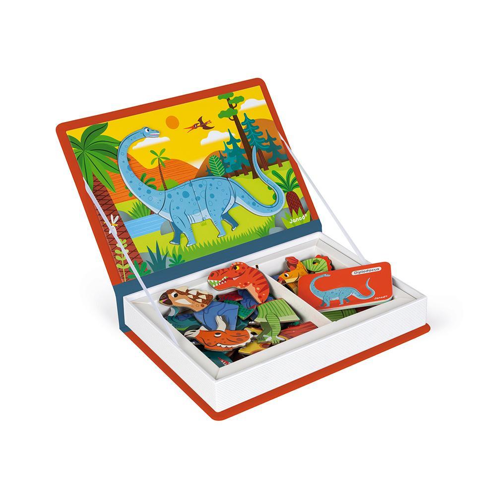 Janod Magnetibook (Dinosaurs)-Toys & Learning-Janod-007068 DI-babyandme.ca