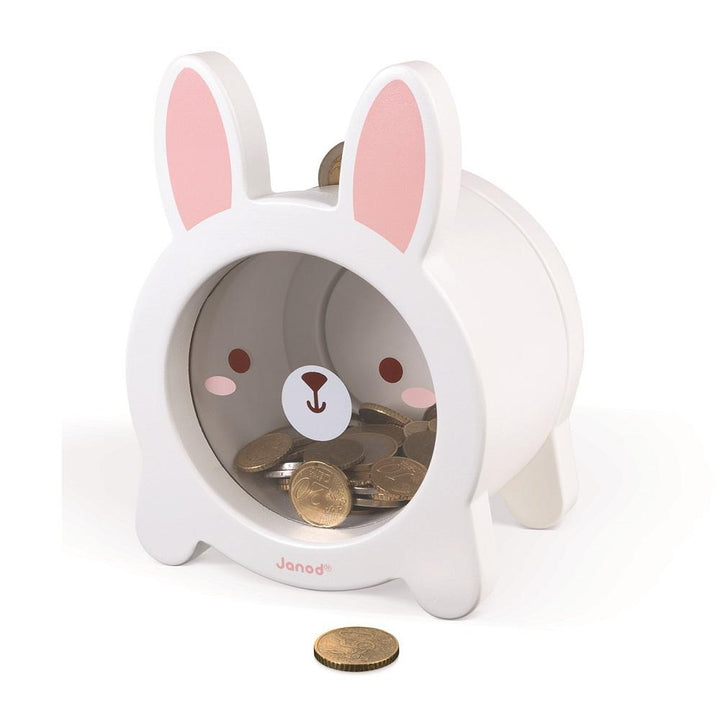 Janod Moneybox (Rabbit)-Toys & Learning-Janod-028118 RB-babyandme.ca
