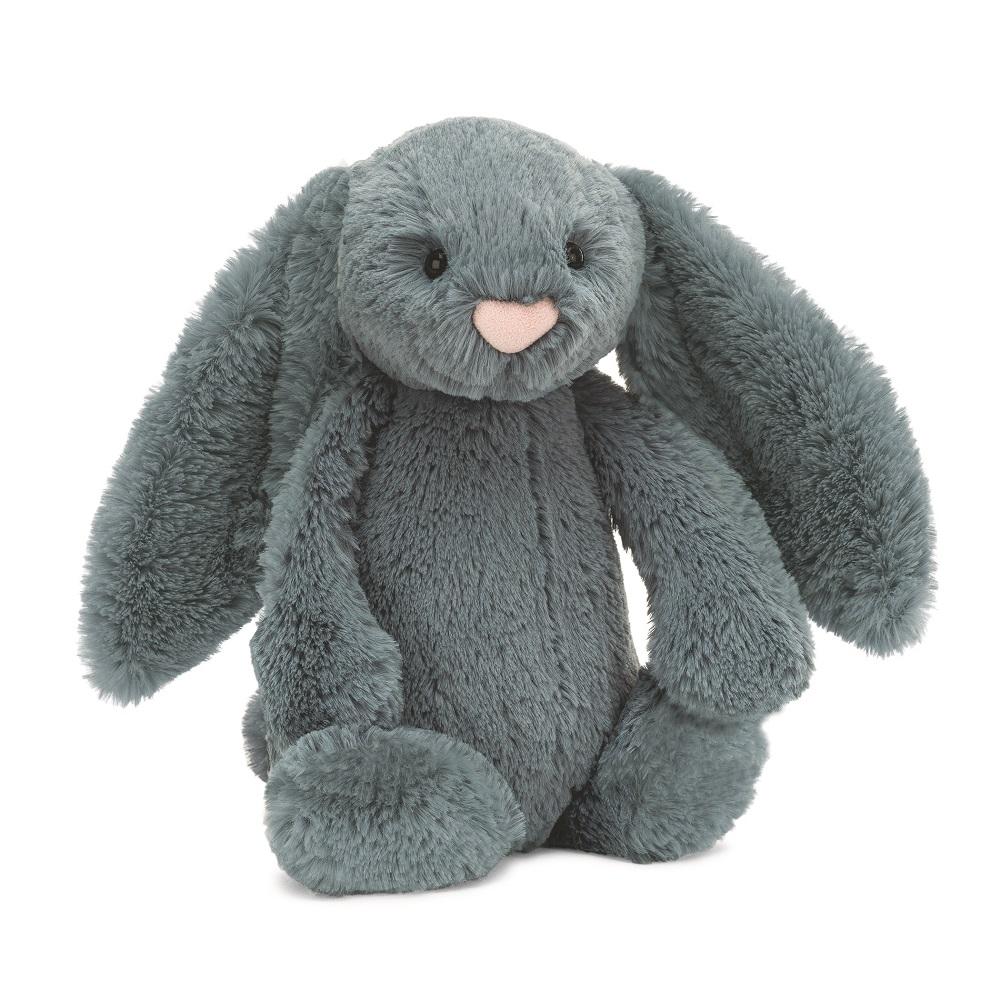 Jellycat Bashful Dusky Blue Bunny (Medium)-Toys & Learning-Jellycat-008175 DL-babyandme.ca