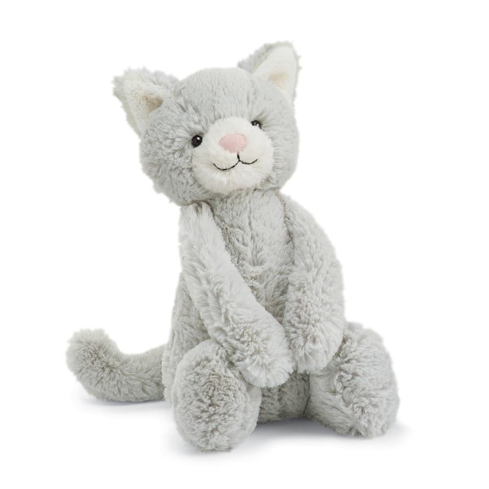 Jellycat Bashful Grey Kitty (Medium)-Toys & Learning-Jellycat-008175 GK-babyandme.ca
