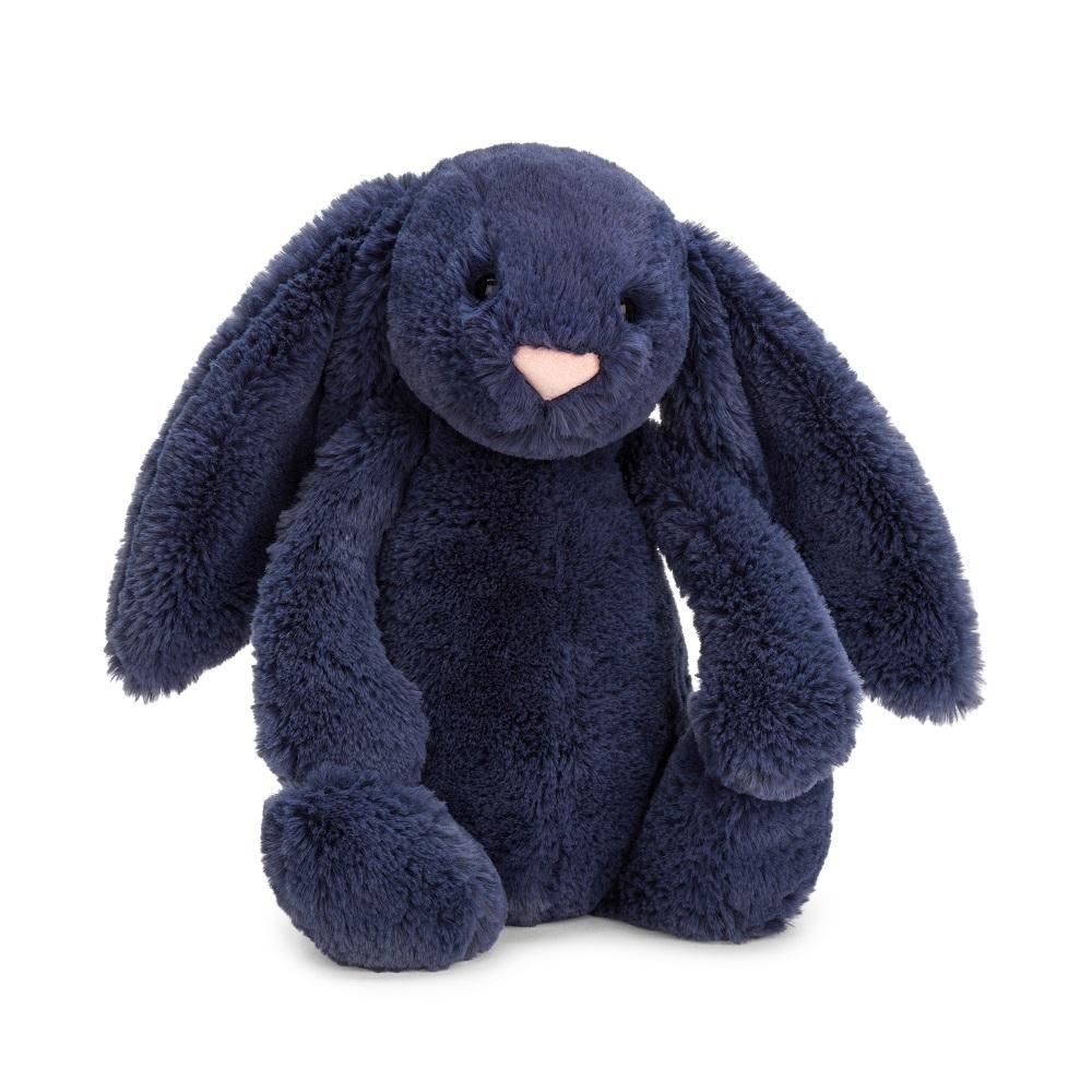 Jellycat Bashful Navy Bunny (Medium)-Toys & Learning-Jellycat-008175 NB-babyandme.ca