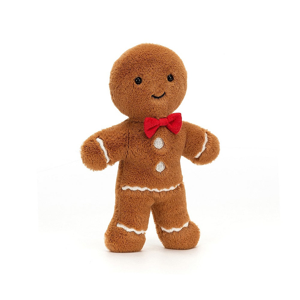 Jellycat Jolly Gingerbread Fred (Small)-Toys & Learning-Jellycat-030457 7"-babyandme.ca