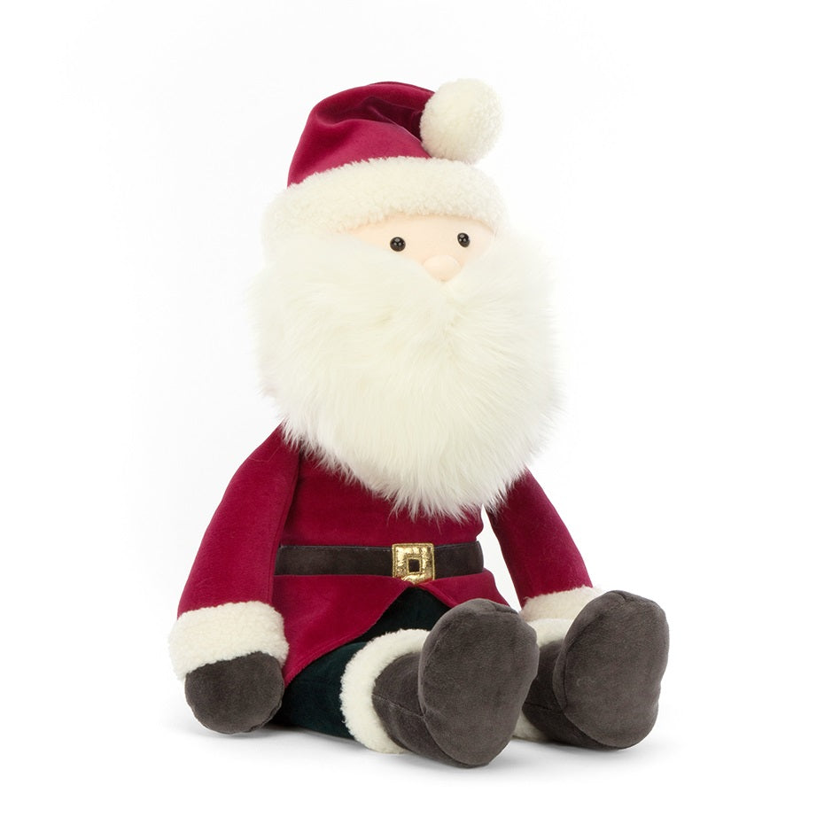 Jellycat Jolly Santa (Huge)-Toys & Learning-Jellycat-031395 21"-babyandme.ca
