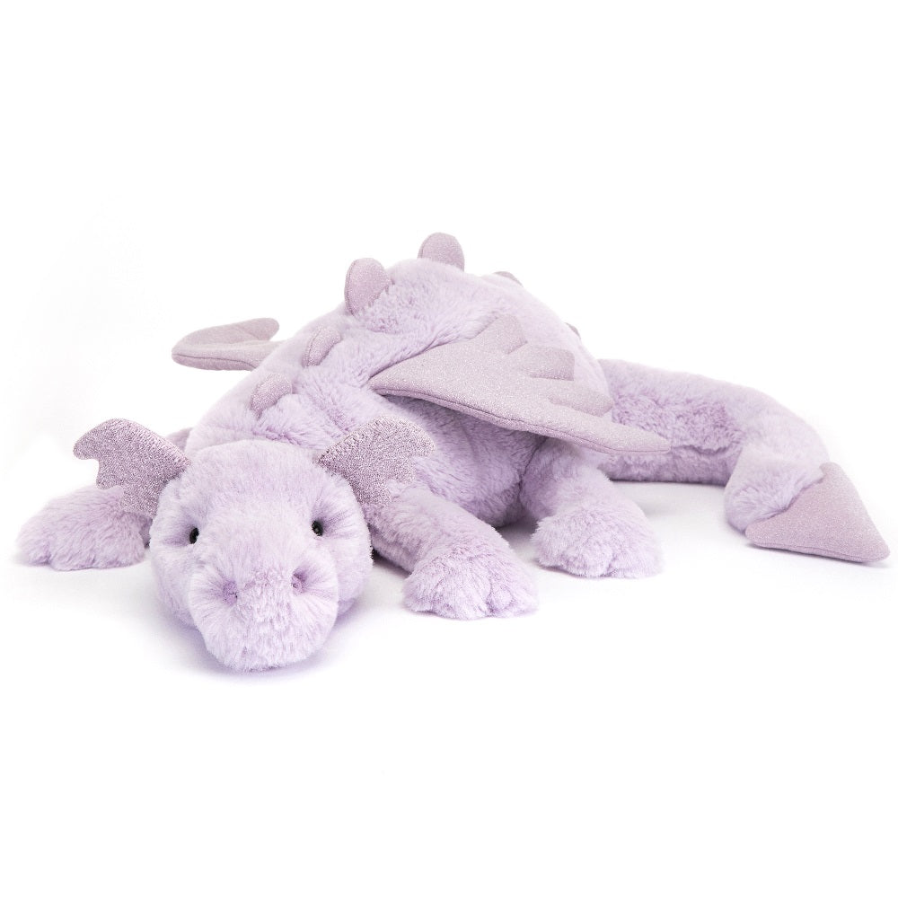 Jellycat Lavender Dragon (Huge)-Toys & Learning-Jellycat-031608 29"-babyandme.ca