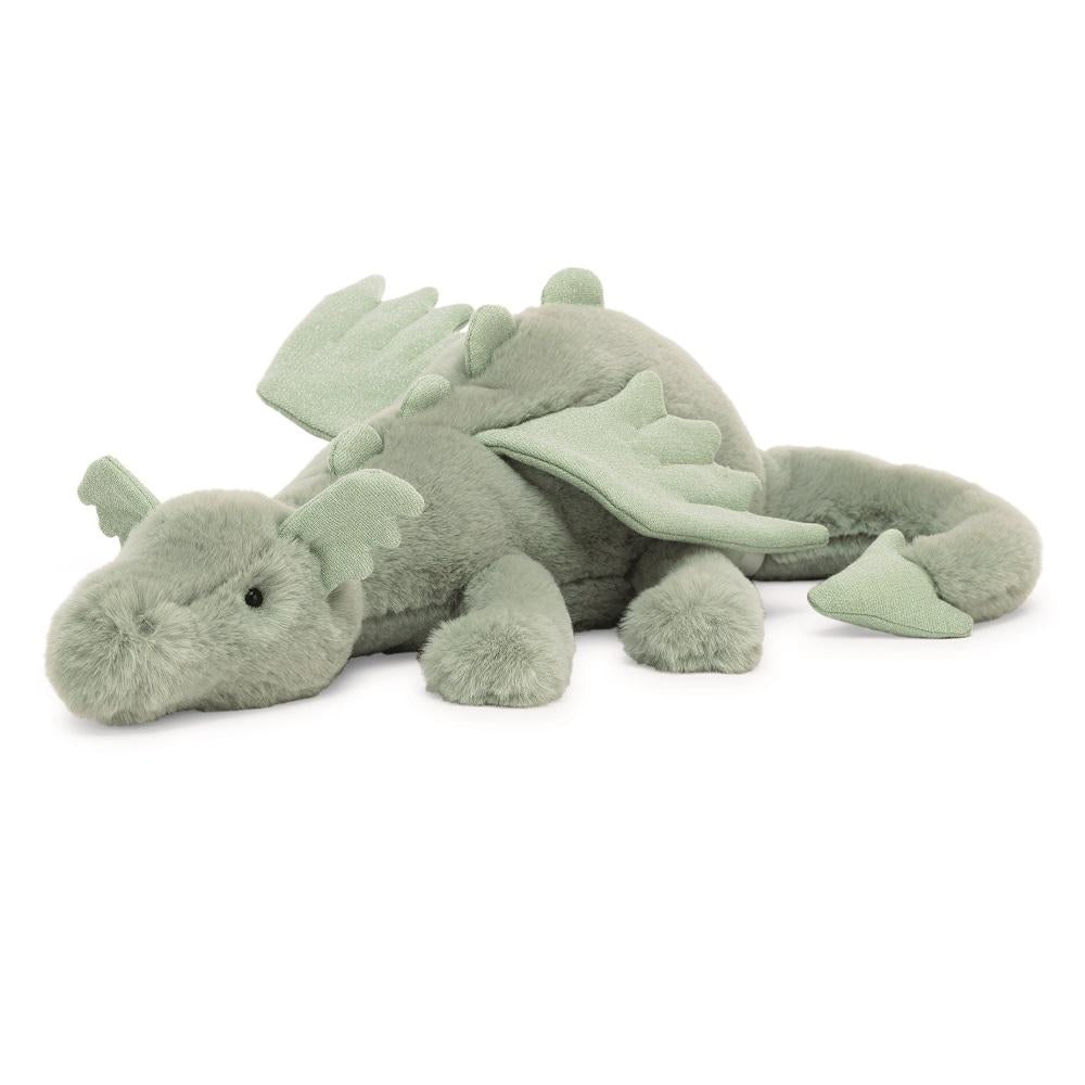 Jellycat Sage Dragon (Medium)-Toys & Learning-Jellycat-028205 20"-babyandme.ca