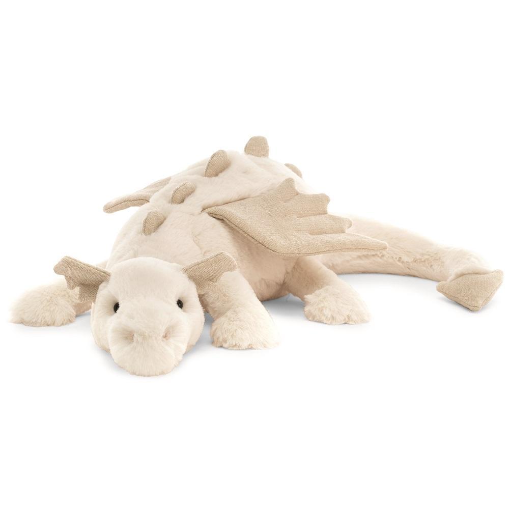 Jellycat Snow Dragon (Medium)-Toys & Learning-Jellycat-028060 20"-babyandme.ca