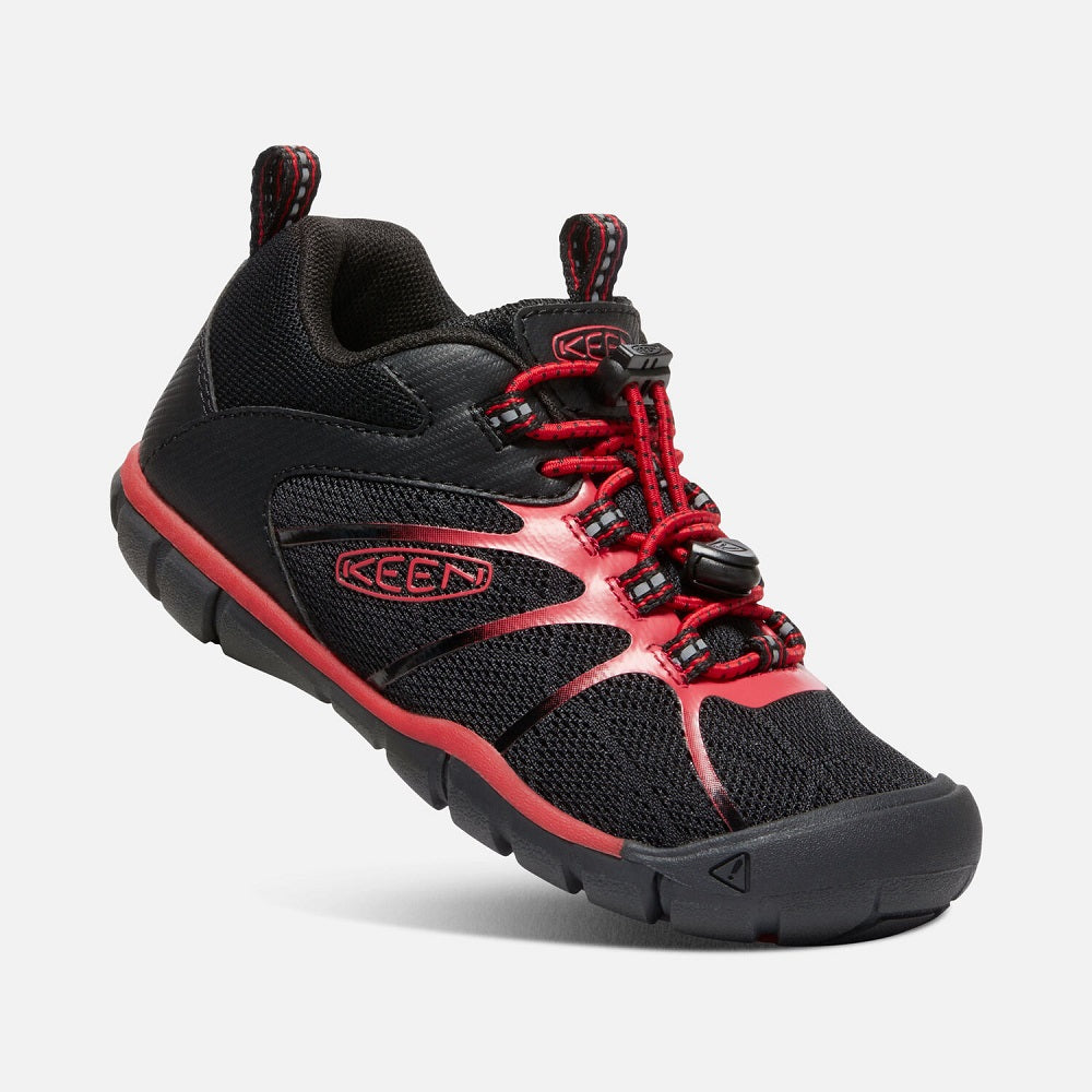 KEEN Little Kids' Chandler 2 CNX Sneaker (Black/Red Carpet)-Apparel-KEEN--babyandme.ca