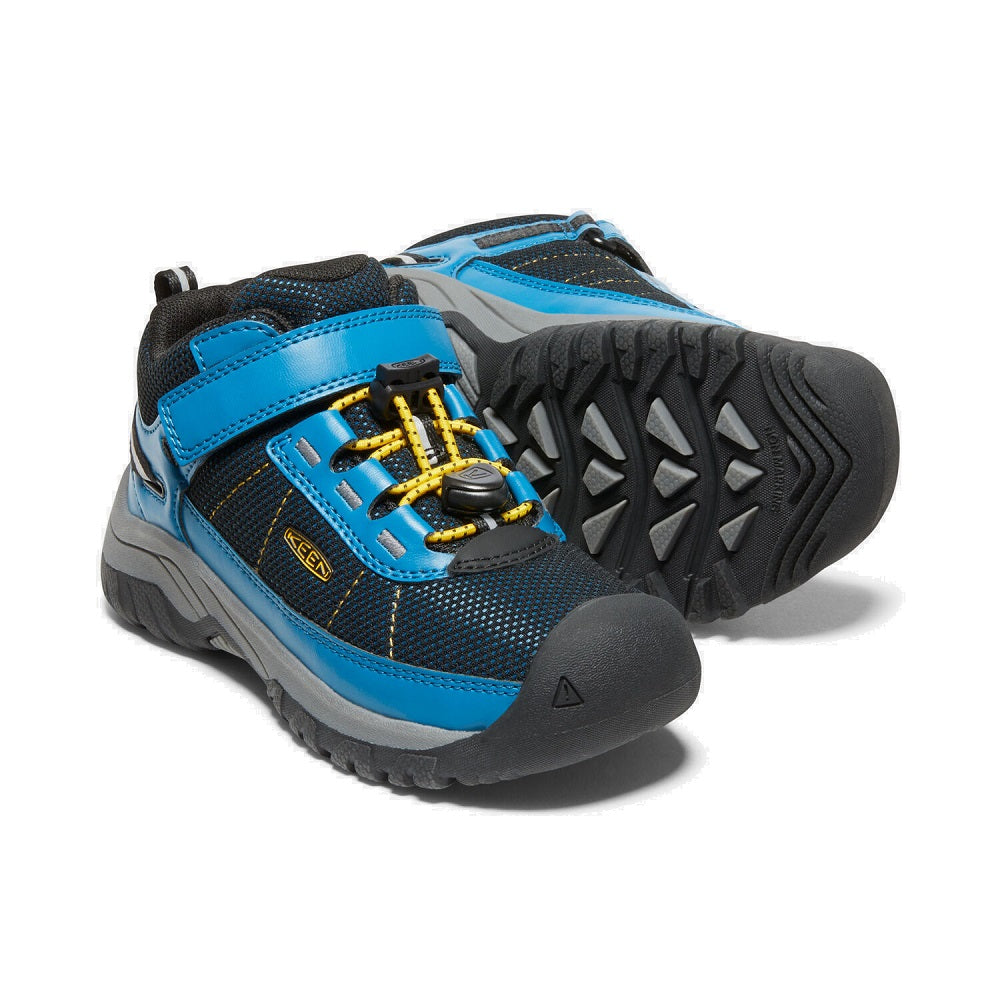 KEEN Little Kids' Targhee Sport Vent Shoe (Myknos Blue/Keen Yellow)-Apparel-KEEN--babyandme.ca