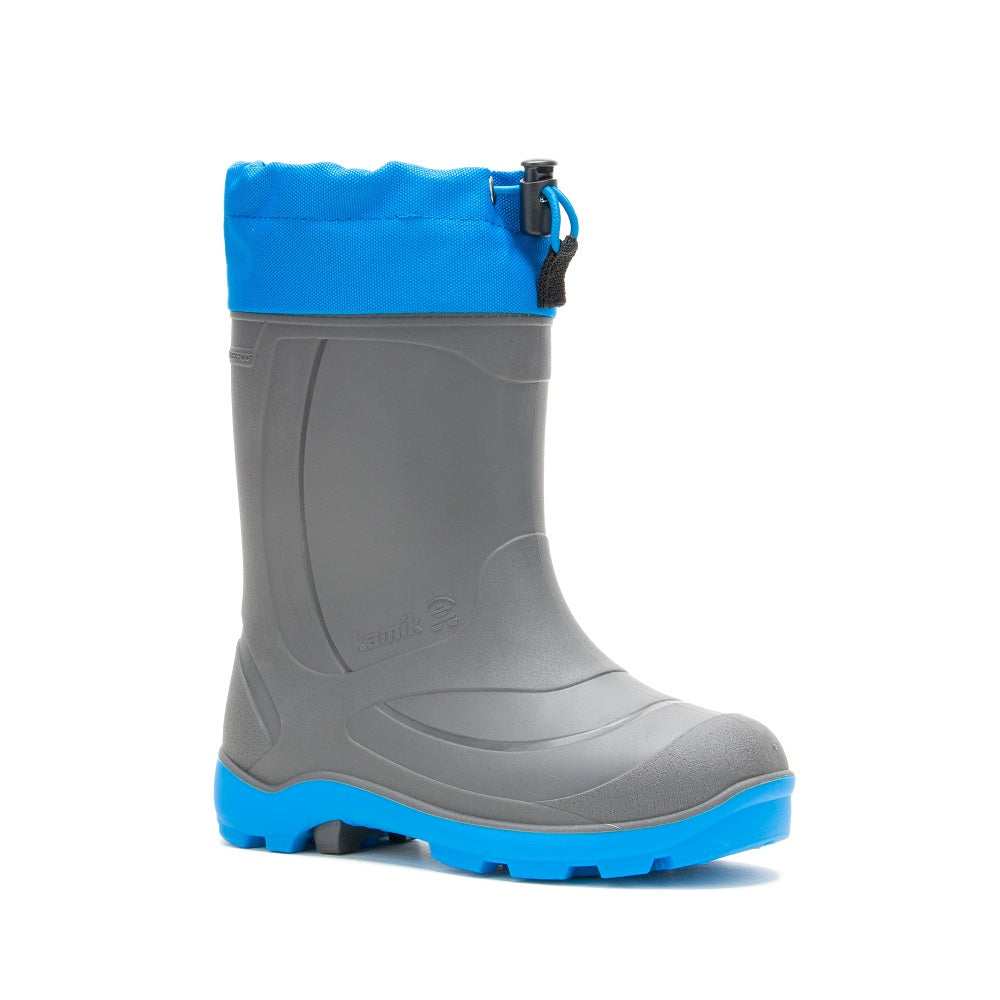 Kamik Snobuster 1 Winter Boot (Charcoal Blue)-Apparel-Kamik--babyandme.ca