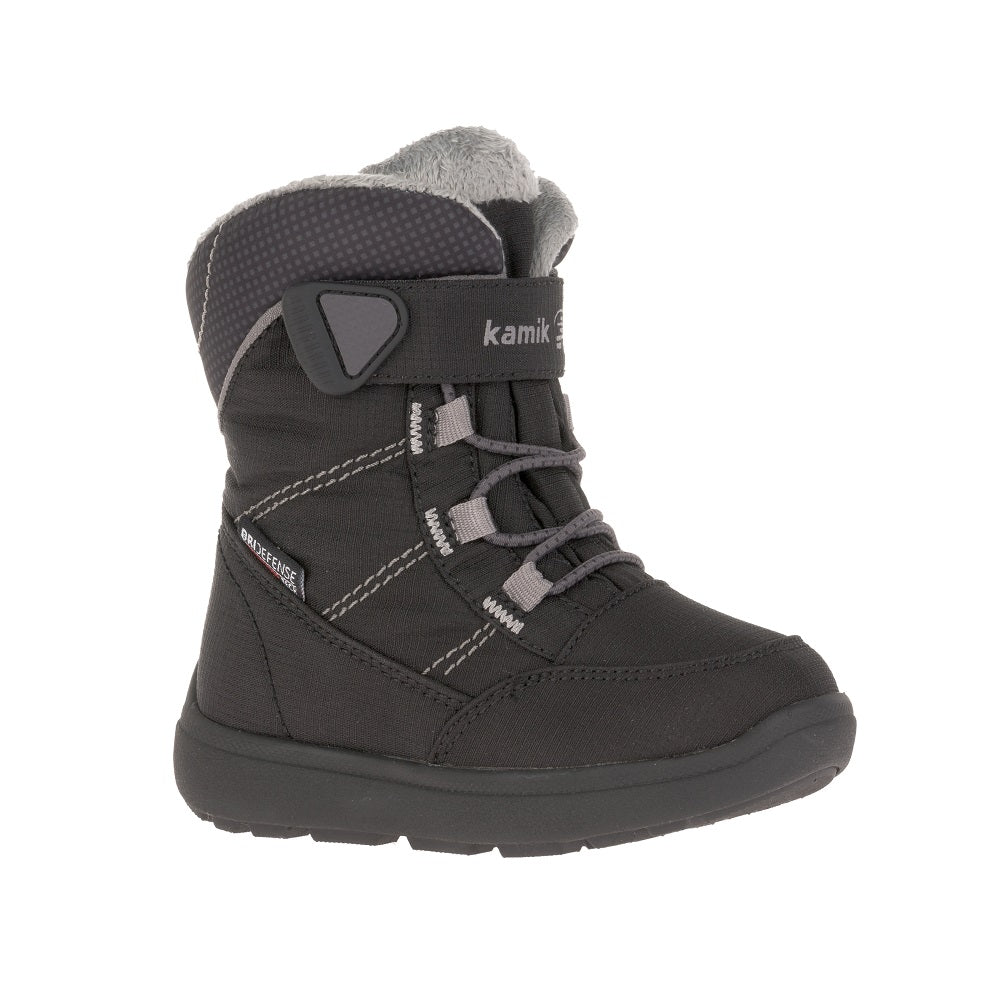 Kamik Stance 2 Winter Boot (Black Mid Grey)-Apparel-Kamik--babyandme.ca