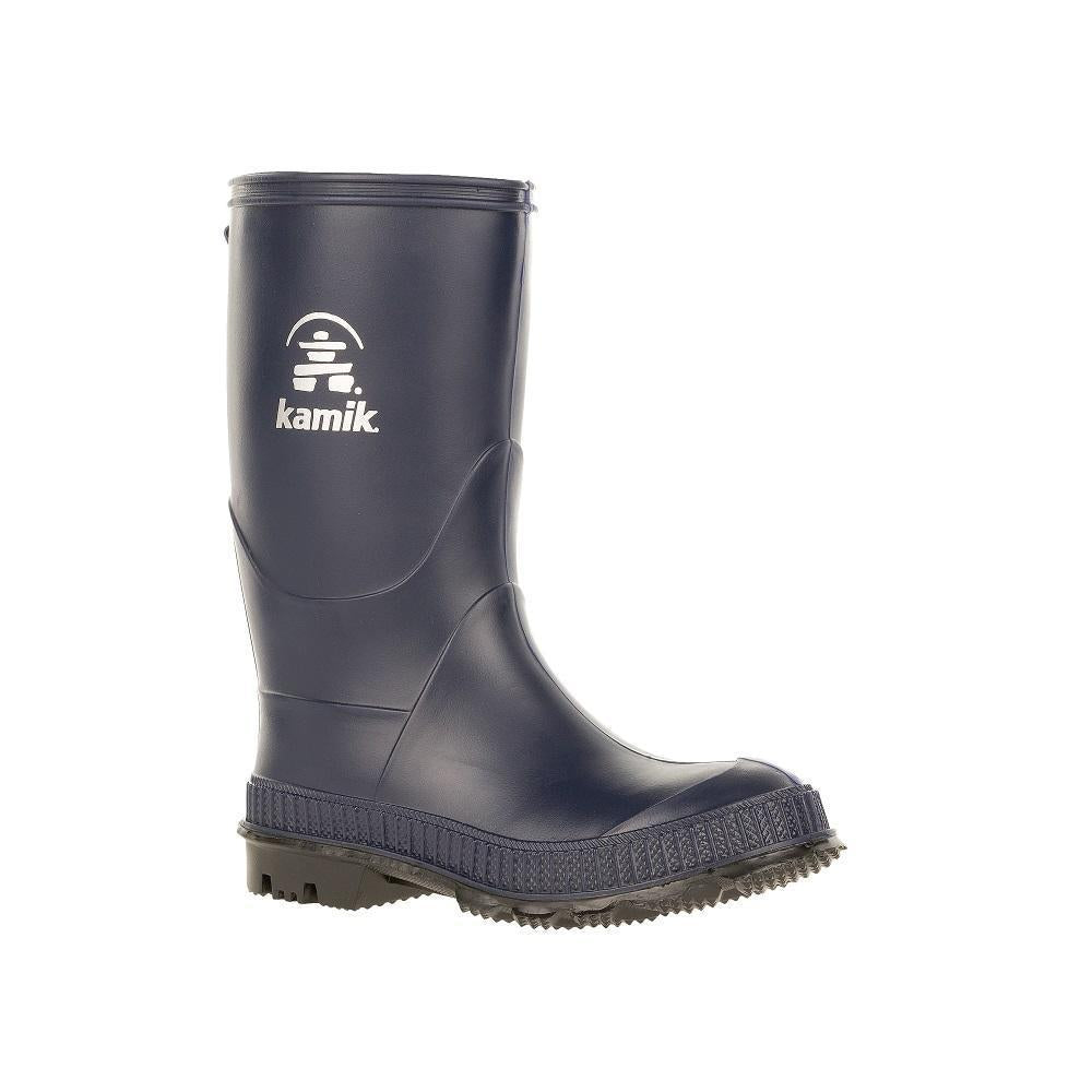Kamik Stomp Rain Boot (Navy)-Apparel-Kamik--babyandme.ca
