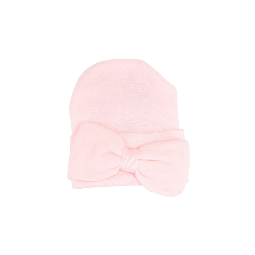Kidcentral Newborn Bow Hat (Pink)-Apparel-Kidcentral-031662 PK-babyandme.ca