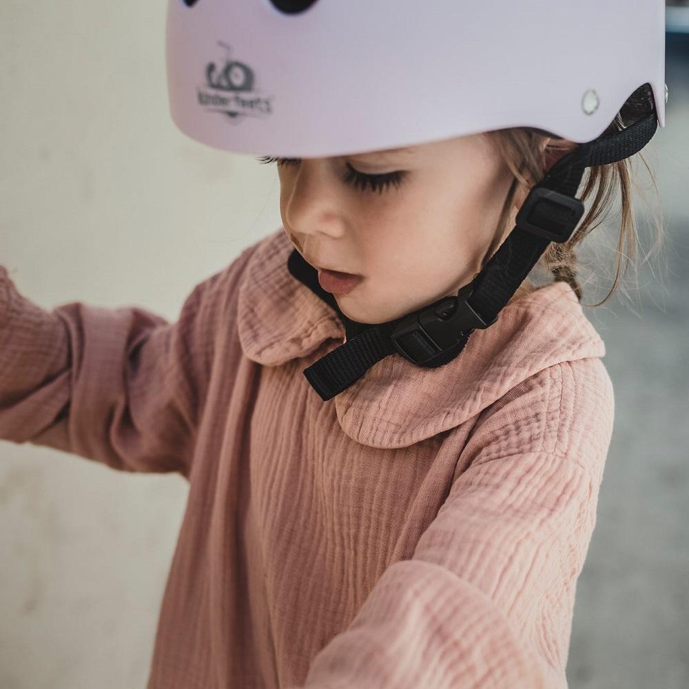 Kinderfeets Helmet (Matte Rose)-Toys & Learning-Kinderfeets-028629 RS-babyandme.ca