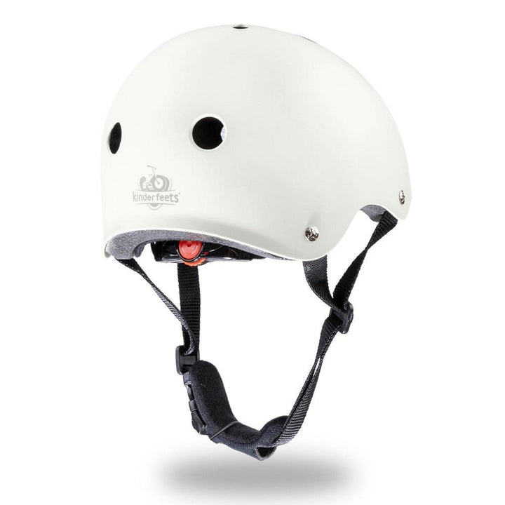 Kinderfeets Helmet (Matte White)-Toys &amp; Learning-Kinderfeets-028629 WH-babyandme.ca