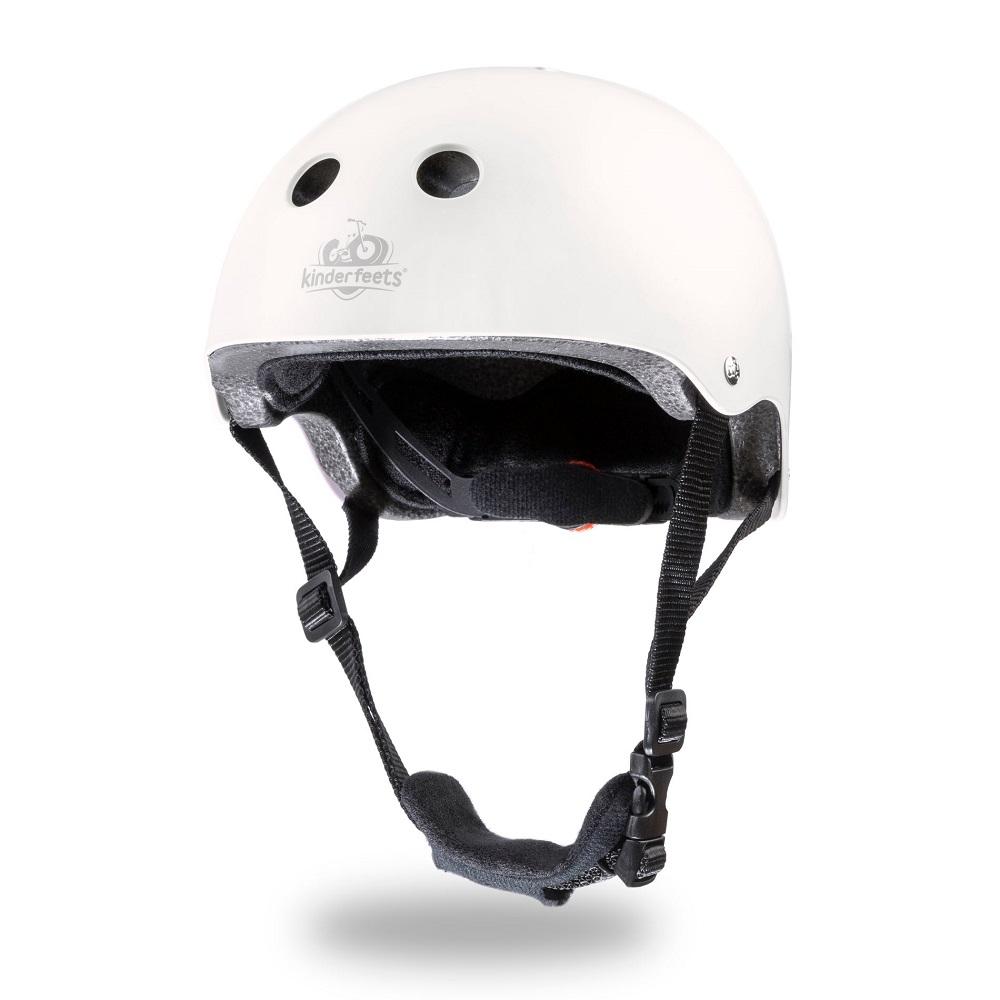 Kinderfeets Helmet (Matte White)-Toys &amp; Learning-Kinderfeets-028629 WH-babyandme.ca