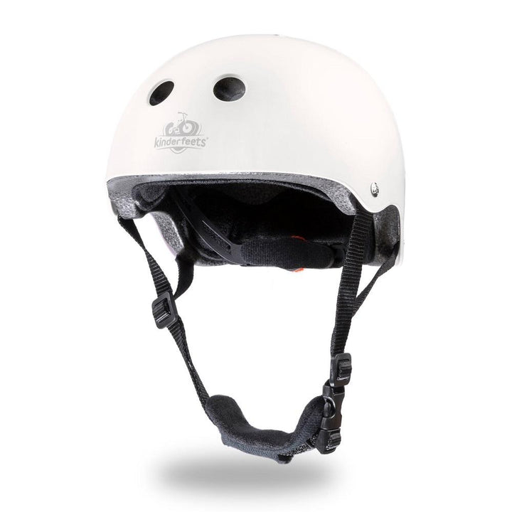 Kinderfeets Helmet (Matte White)-Toys &amp; Learning-Kinderfeets-028629 WH-babyandme.ca