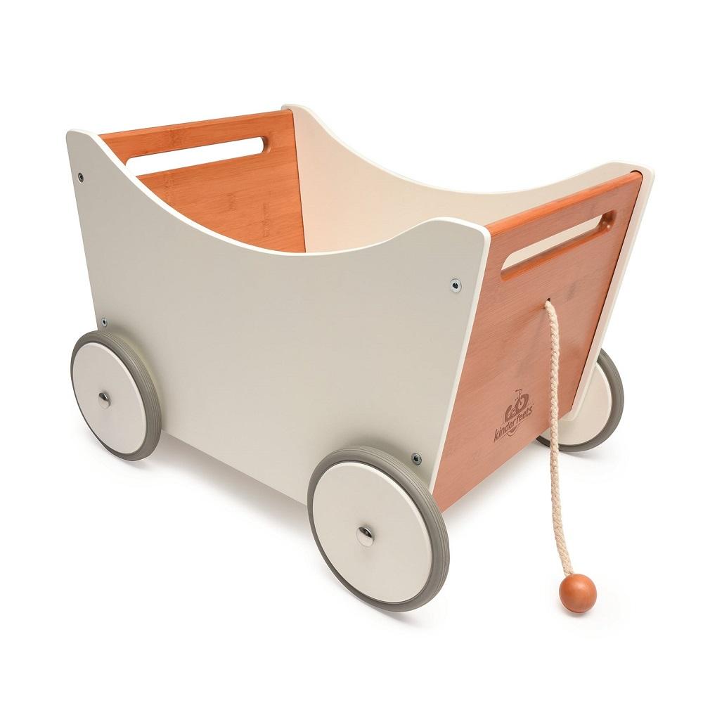 Kinderfeets Toy Box 2-in-1 Walker (White)-Toys & Learning-Kinderfeets-027892 WH-babyandme.ca