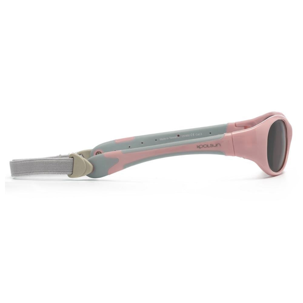 Koolsun Flex Sunglasses (Cameo Pink Grey)-Apparel-Koolsun-0-3 Years-026168 PG 0+-babyandme.ca